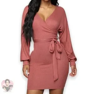 fashion nova red wrap dress Floral Maxi Dress: A Splash of Rose – Little Secret Of Mine main image 0